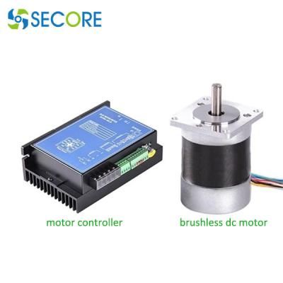 China 0.134HP 100W 0.31NM Brushless BLDC Motor 12V 24V With Controller for sale