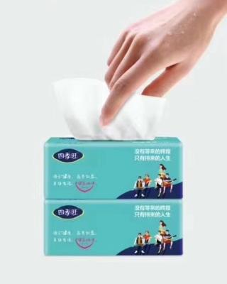 中国 Pop up tissue Asian tissue Soft pack bag facial tissue 210sheets, 3ply 販売のため