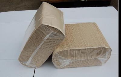 China N Fold / z Fold Kraft Tissue Paper Napkin , Virgin Wood Pulp hygienic paper for sale