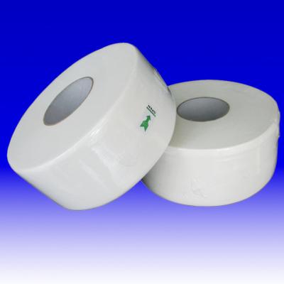 China El papel higiénico enorme blanco grabado en relieve adaptable de 1 capa/2 capas rueda en venta