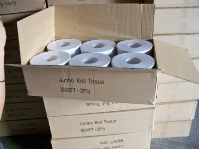 China Recycle Jumbo Roll Toilet Tissue Paper Bath Tissue 2 Ply 2000ft/12