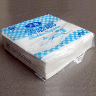 China Personalized Premium White Facial Paper Napkins 50 Sheets Per Bag for sale