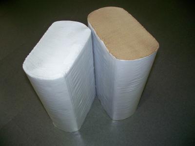 China V fold / C fold 1 ply 40 gsm Bath Paper Hand Towels of Recycled Pulp for sale