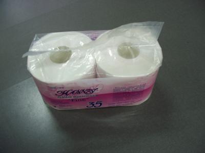 Chine petit pain de papier de soie de papier hygiénique de maison de la salle de bains 100g, 2 Rolls par sac à vendre