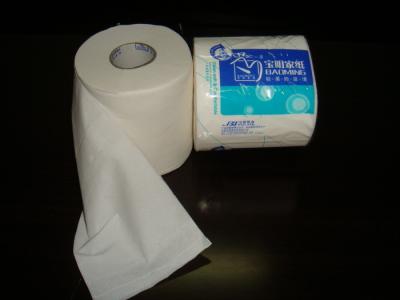 China Zero Bleaching Public Restroom Absorbent Tissue Paper Roll 16 g / ㎡ for sale