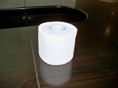 China El lavabo papel sanitario del tejido de 2 capas, 2 sin blanquear maneja el papel higiénico en venta