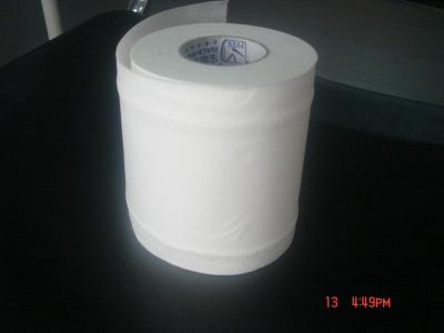 China Biodegradable 15gsm 1 Ply / 2 Ply Bath Tissue Paper Roll of Virgin Bamboo Pulp for sale