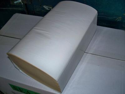 China White Recycle V Fold Paper Hand Towels , one Fold toilet Paper Towel for sale