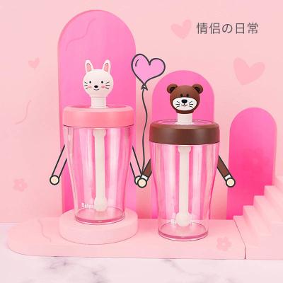 China Tritan Childrens Straw Water Bottle for sale