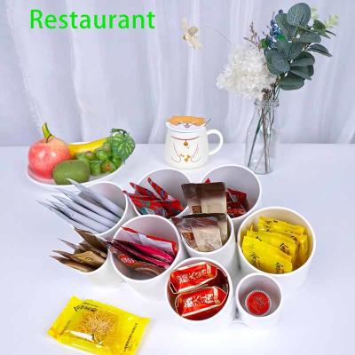 China Plastic Multi Function Pen Holder Restaurant Desk Organizer Sets for sale