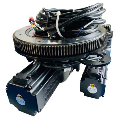 China Low Profile Heavy Duty Robot Wheels For Agv 800KG Drive Control System for sale
