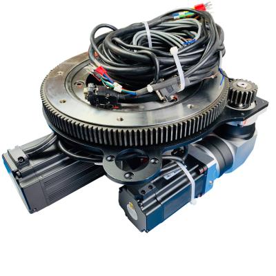 China 160mm Height AGV Drive Motor Steering Wheel Large Traction Power DC24-48V for sale