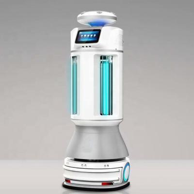 China Robot dirigido automatizado espray de limpieza ligero UVC de la desinfección del hospital del vehículo 15L en venta