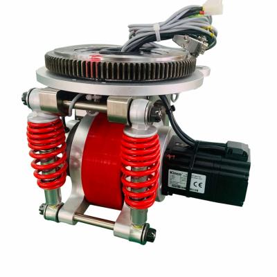 China 750w Shock Absorbing Brushless Motor Robot Drive Wheels AGV Steerable Traction Wheels for sale