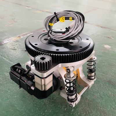 China 300KG Load 750W Motor Drive Wheel Heavy Duty Robot Wheels For Small Service Robot for sale