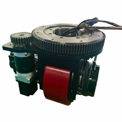 China Aluminum OEM AGV Steering Wheel DC Motors And Wheels Drive Assembly for sale