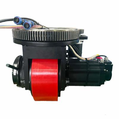 China Excited Motor Horizontal AGV Steerable Drive Wheel Assembly 3000RPM for sale
