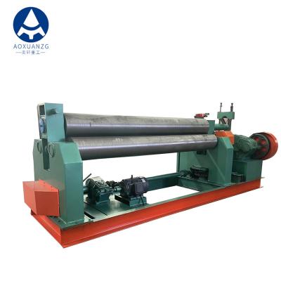 China Mechanical Symmetrical 3 Roller Plate Bending Rolling Machine Hydraulic for sale