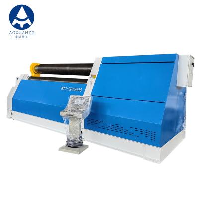 China W12-20*3000 4 Roller Plate Rolling Machine Hydraulic CNC for sale