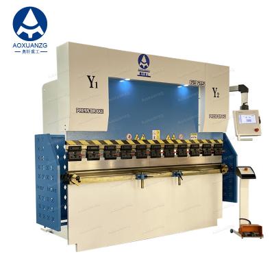 China 63T 2500MM CNC Controller TP10S Hydraulic Press Brakes Bending Machine Price for sale