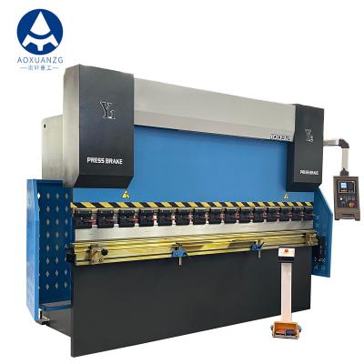 China Hydraulic NC Press Brake Big Bending Machine WC67Y-100T3200 With Electric Compensation Device for sale