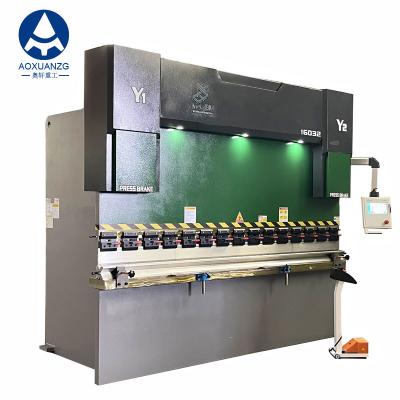 China 6mm Carbon Steel 3200mm CNC Hydraulic Press Brake For Bending Folding Machine Price for sale