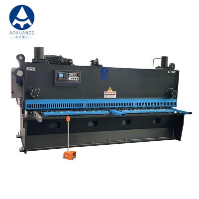 China QC12K-16*3200 Professional Hydraulic Guillotine Shearing Machine with Automatic Blade Gap Adjustment for sale