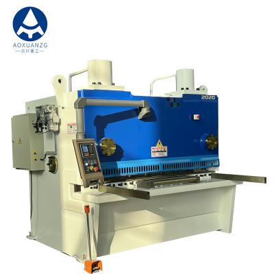 Chine Machine de cisaillement à guillotine hydraulique CNC de 20 mm, cisailleuse à guillotine, cisailleuse à coupe métallique QC11K-20X2000 à vendre