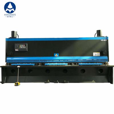 China CNC Hydraulic Guillotine Shearing Machine Sheet Metal QC11K-6*2500 With E21S Controller for sale
