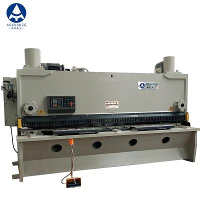 China ISO9001 Hydraulic Guillotine Shearing Machine QC12K-8*3200 Electric Metal Shears 12times/Min for sale
