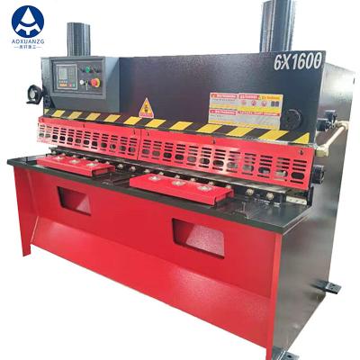 China Metal Plate Guillotine CNC E21s Small Hydraulic Shear 1600mm Hydraulic Guillotine Shearing Machine for sale