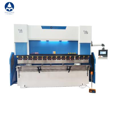 China DA53T 4 Axis Press Brake 125T 3200mm Hydraulic CNC Sheet Metal Bender With Safety Guard for sale