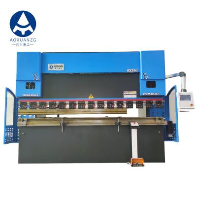 China 3200MM 100 dobrador hidráulico do metal de Ton Hydraulic Press Machine 7.5kw TP10S à venda
