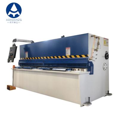 China QC12K CNC Metal Hydraulic Swing Beam Shear Machine With E21S Controller for sale