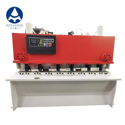 China NC Small Sheet Metal Guillotine MD11 Controller Shear Metal Cutting Machine 6mm*1600mm for sale
