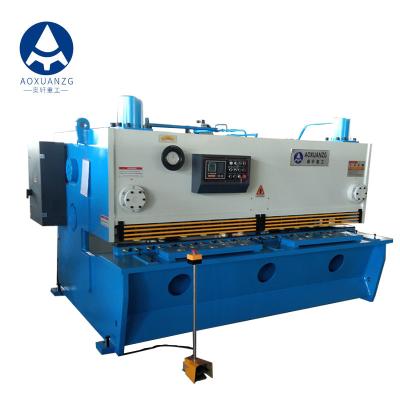 China Customize Industrial Hydraulic Guillotine Shearing Machine E21s Controller 4*2500MM for sale