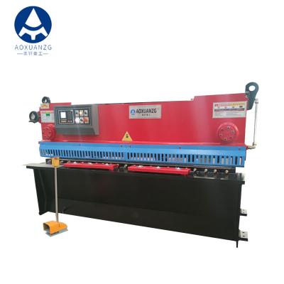 China CNC Hydraulic Guillotine Shearing Machine , Hydraulic Metal Shear QC11Y-6*1600 for sale