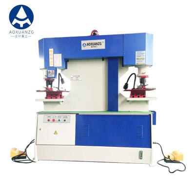 China 2 Head 65T 90T Steel Ironworker Machine Hydraulic Press For Table Metal Sheet for sale