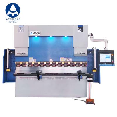 中国 2500MM 100T Hydraulic CNC Metal Plate Folding Machine 6+1 Axis 販売のため