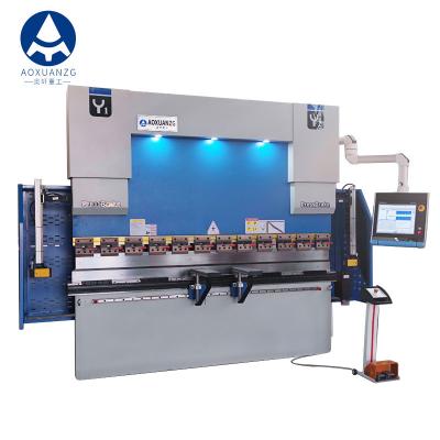 China 6 Axis 100T Hydraulic CNC Press Brake 2500MM Electric Bending With DA66T for sale