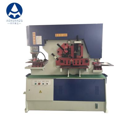 China Plate Cutting Hydraulic Ironworker 160T Punching Pressure for sale