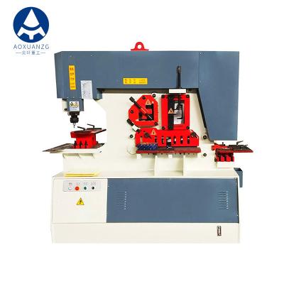 China Hydraulic Joint Punching Shearing Bending Machine T Bar I Beam Channel for sale