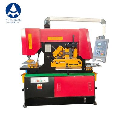 China Hydraulic Multi Function CNC Ironworker Bending Plate With E21s for sale
