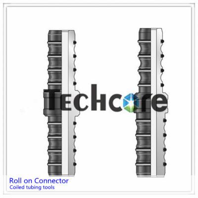 China High Tensile Strength Roll On Connector / 5000 Psi Coiled Tubing Services for sale