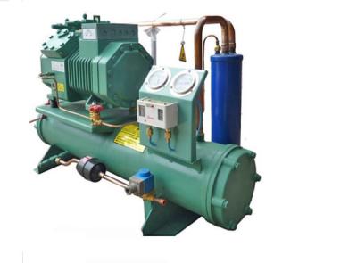 China  2GES-2Y Water Cooled Condensing Unit 2HP Chiller Refrigeration Unit for sale