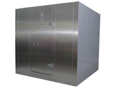 China Customized Walk In Fish Meat Freezer Rooms 100mm Prefabricated Walk In Refrigerators for sale