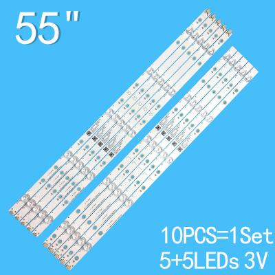 China TV Backlight For 55pus7304 55pus6704 55PUS7394 LB-GM3030-GJ0D22555X10AN22-R-1-H NS-58DF620NA20 for sale