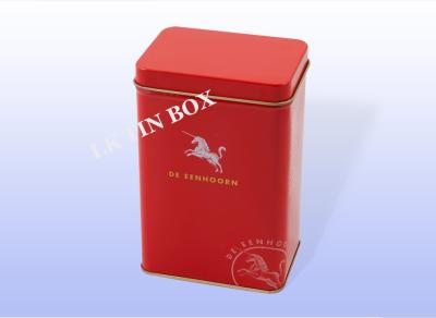 China Envases vacíos impresos rectangulares comida de la lata de la lata del caramelo y empaquetado del regalo en venta