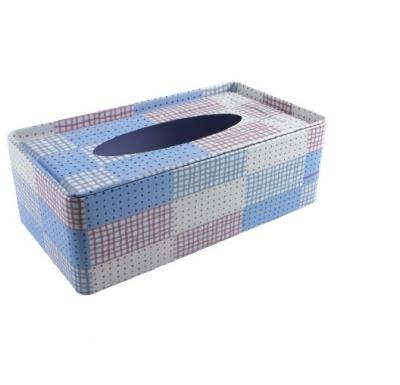 China 0.23mm Thickness Holiday Metal Tin Box , Customized Color Tissue Tin Box for sale