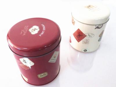 China Grande recipientes redondos personalizados da lata do metal caixa redonda D117mm do folha-de-flandres da caixa da lata à venda